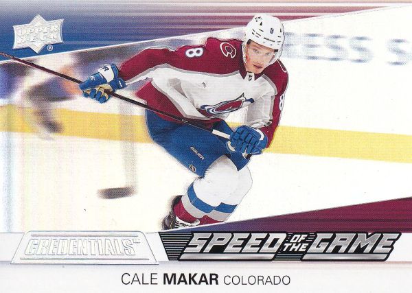 insert karta CALE MAKAR 21-22 Credentials Speed of the Game číslo SG5